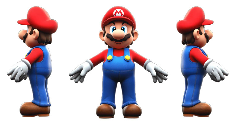 Super Mario Model Vinyl Car Decal Sticker – Waterproof & UV-Resistant 8"