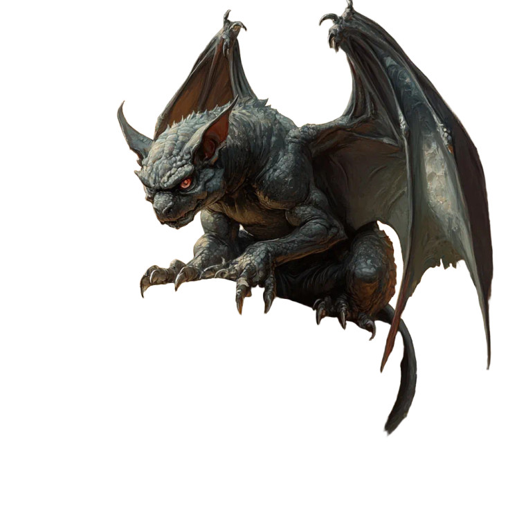 Pretty Gargoyle Vinyl Car Decal Sticker – Waterproof & UV-Resistant 8"