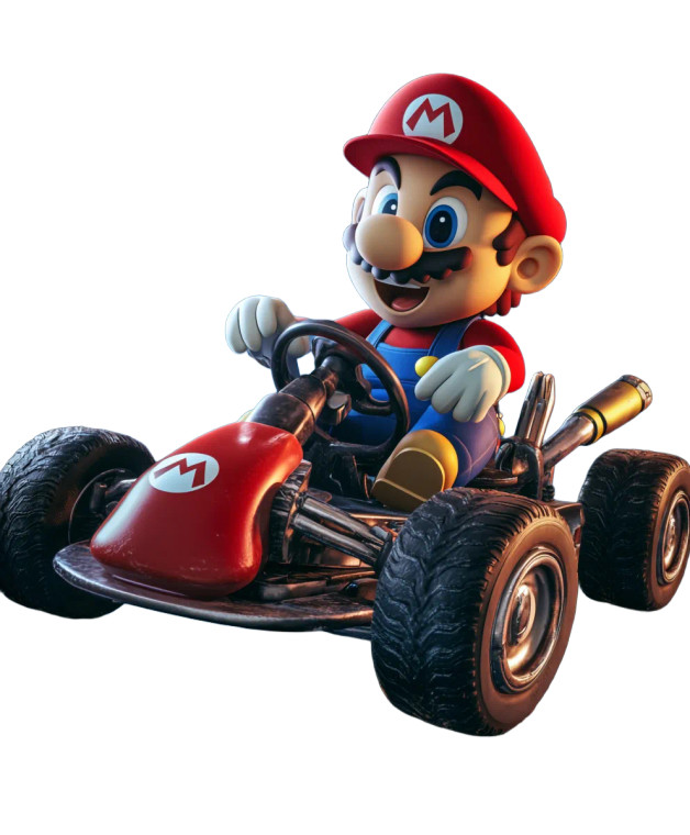 Super Mario Kart V3 Vinyl Car Decal Sticker – Waterproof & UV-Resistant 8"