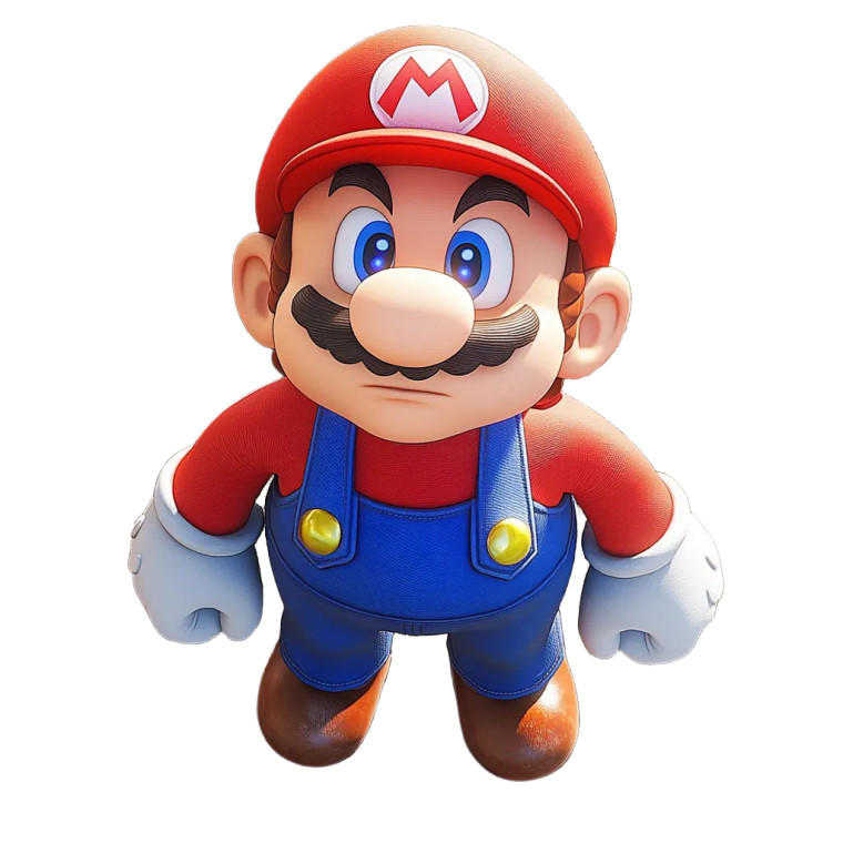 Super Mario Skyward Vinyl Car Decal Sticker – Waterproof & UV-Resistant 8"