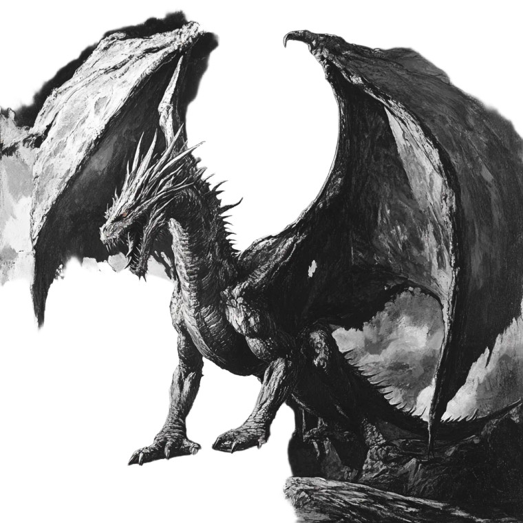 Terrifying Dragon Vinyl Car Decal Sticker – Waterproof & UV-Resistant 8"