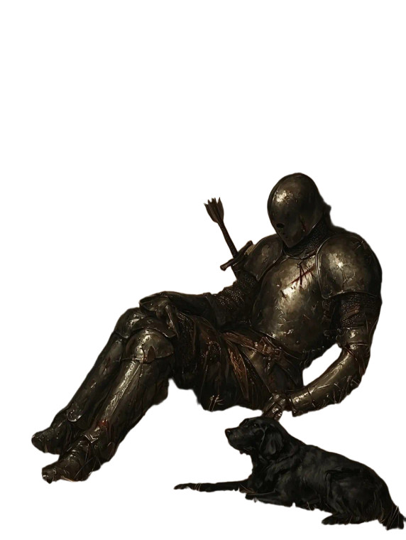 Wounded Knight'S Respite Vinyl Car Decal Sticker – Waterproof & UV-Resistant 8"