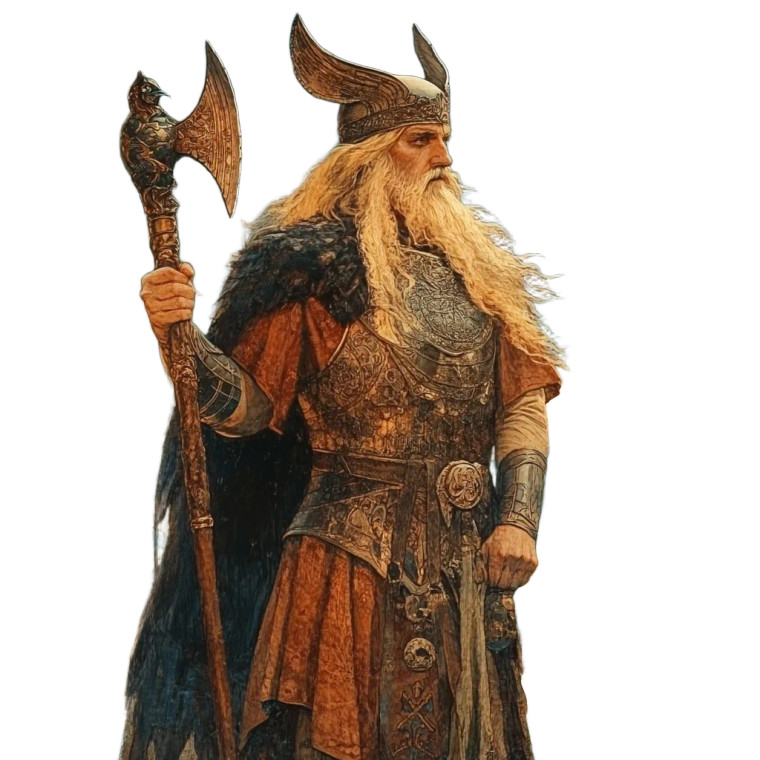 Njord In Noatun Vinyl Car Decal Sticker – Waterproof & UV-Resistant 8"