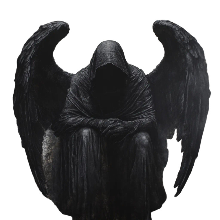 Dark Angel V5 Vinyl Car Decal Sticker – Waterproof & UV-Resistant 8"