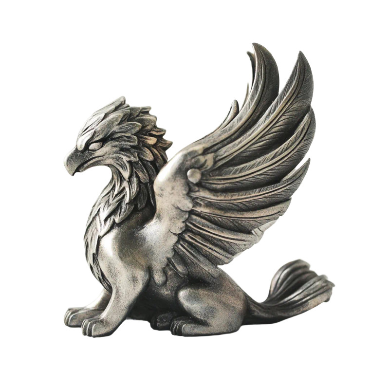 Gryphon Figurine Vinyl Car Decal Sticker – Waterproof & UV-Resistant 8"