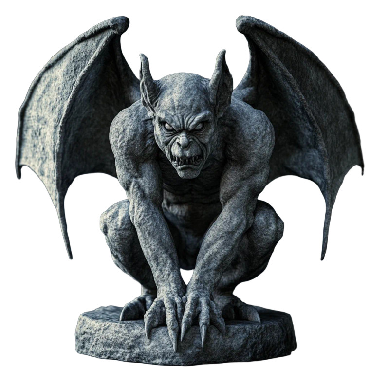 Gothic Stone Gargoyle Vinyl Car Decal Sticker – Waterproof & UV-Resistant 8" Gothic Stone Gargoyle Vinyl Car Decal Sticker – Waterproof & UV-Resistant 8"