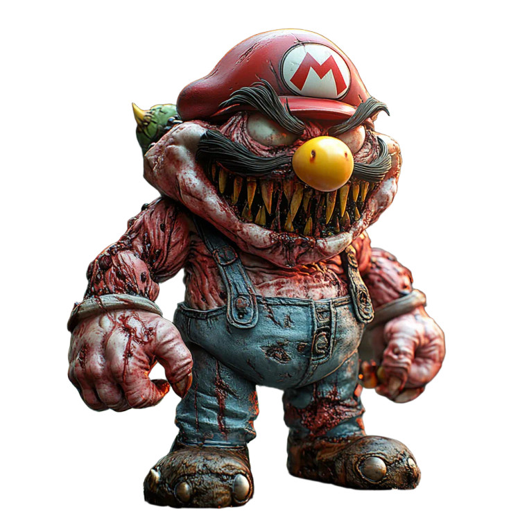 Mario Monster Mash Vinyl Car Decal Sticker – Waterproof & UV-Resistant 8"