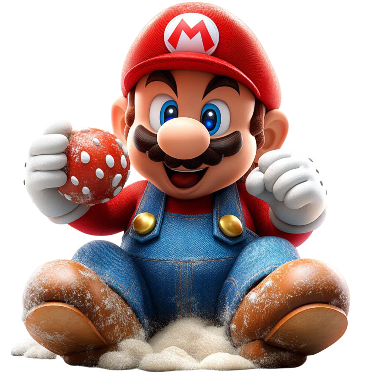 Mario Bross 3D Vinyl Car Decal Sticker – Waterproof & UV-Resistant 8"