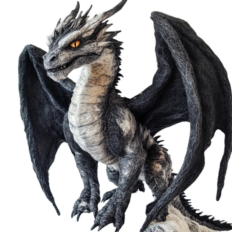 Fierce Dragon V2 Vinyl Car Decal Sticker – Waterproof & UV-Resistant 8"