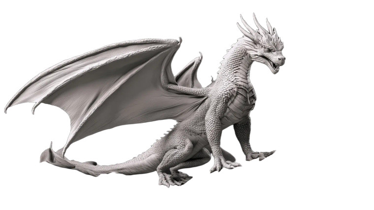 Dragon Style Poster Vinyl Car Decal Sticker – Waterproof & UV-Resistant 8"