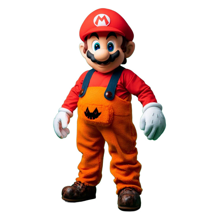 Halloween Mario Vinyl Car Decal Sticker – Waterproof & UV-Resistant 8"
