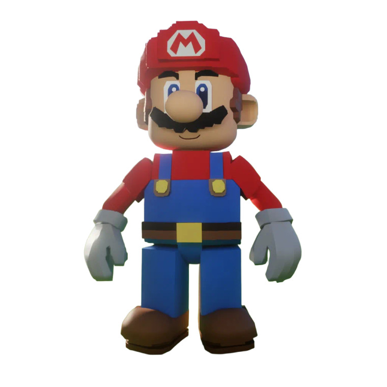Roblox Mario Vinyl Car Decal Sticker – Waterproof & UV-Resistant 8"