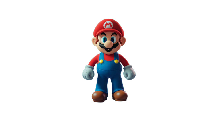 Super Mario Render V2 Vinyl Car Decal Sticker – Waterproof & UV-Resistant 8"