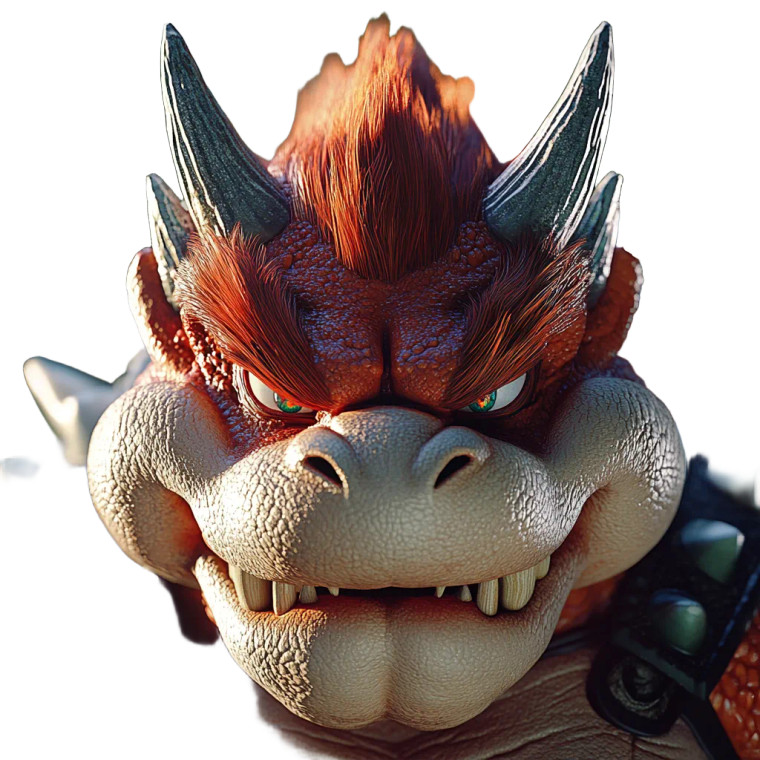 Dragon King Bowser Vinyl Car Decal Sticker – Waterproof & UV-Resistant 8"