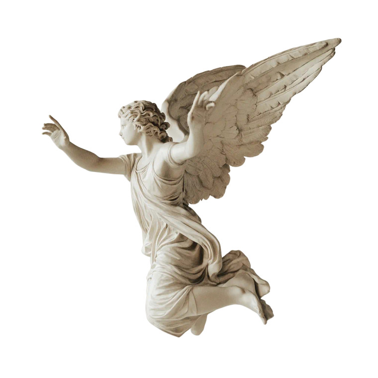 Reaching Angel V2 Vinyl Car Decal Sticker – Waterproof & UV-Resistant 8"
