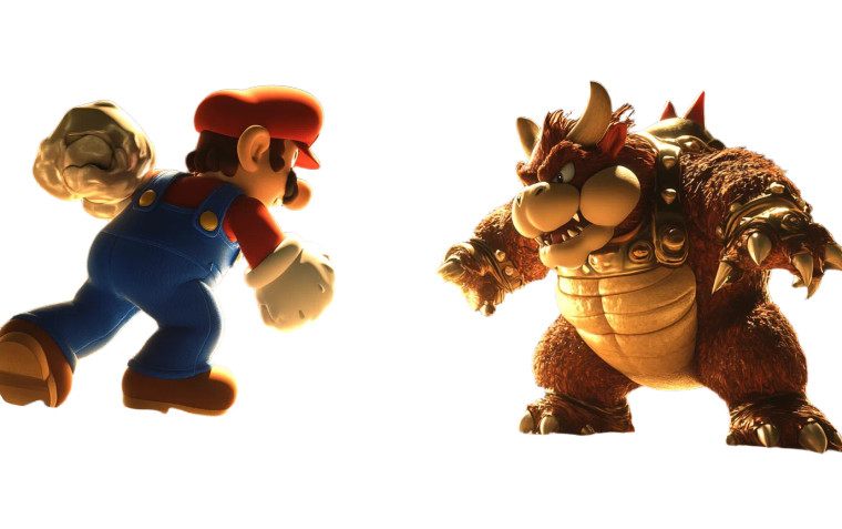 Mario Vs Bowser V19 Vinyl Car Decal Sticker – Waterproof & UV-Resistant 8"