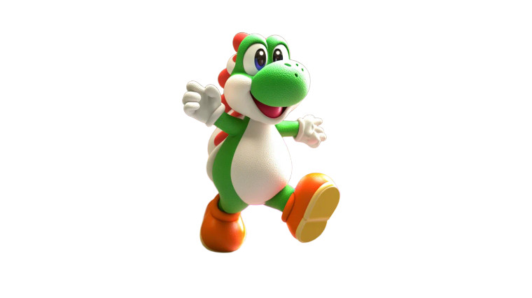 Yoshi In Mario Kart Vinyl Car Decal Sticker – Waterproof & UV-Resistant 8"