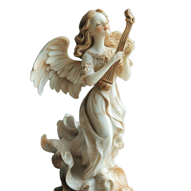 Singing Angels Statue Vinyl Car Decal Sticker – Waterproof & UV-Resistant 8"
