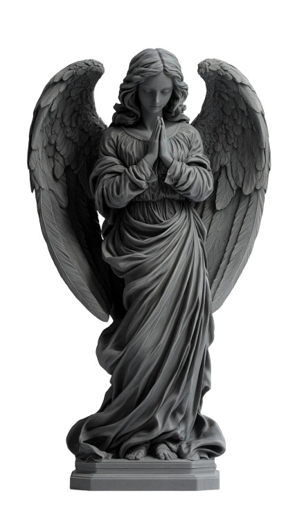 Renaissance Angel Statue V2 Vinyl Car Decal Sticker – Waterproof & UV-Resistant 8"