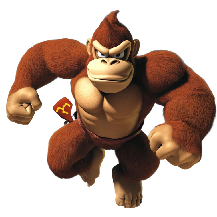 Donkey Kong Game Vinyl Car Decal Sticker – Waterproof & UV-Resistant 8"