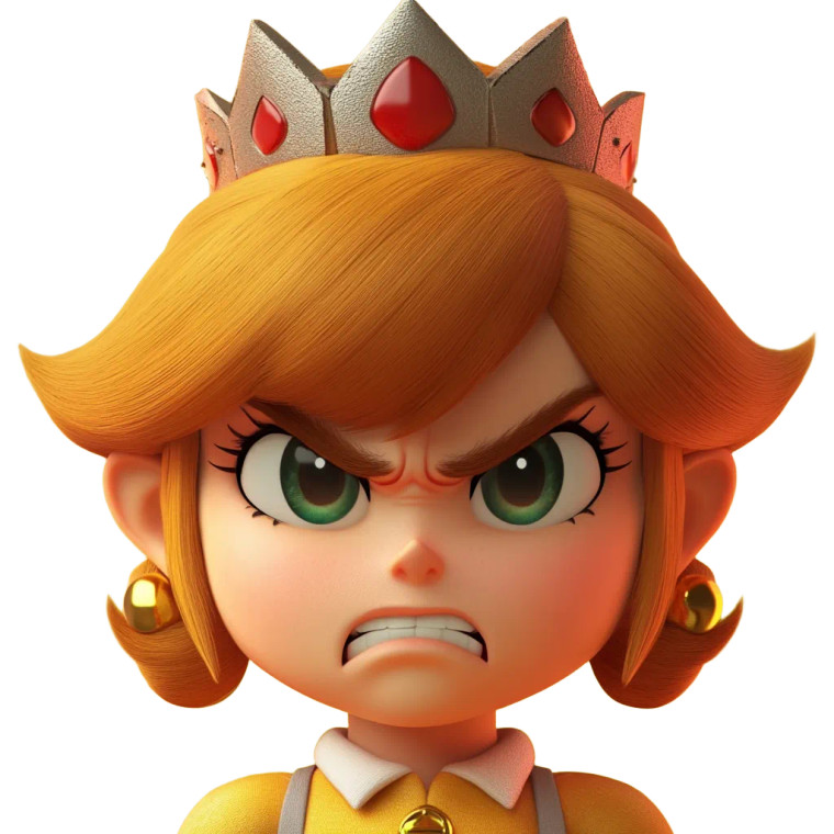 Angry Daisy Vinyl Car Decal Sticker – Waterproof & UV-Resistant 8"