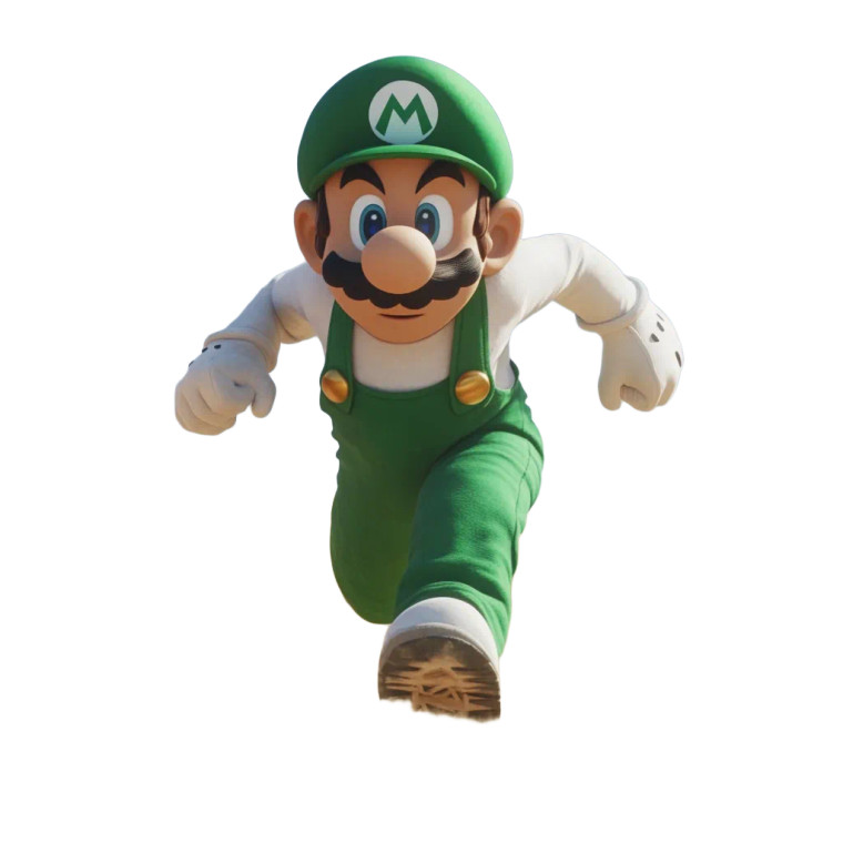 Mario Runs Vinyl Car Decal Sticker – Waterproof & UV-Resistant 8"