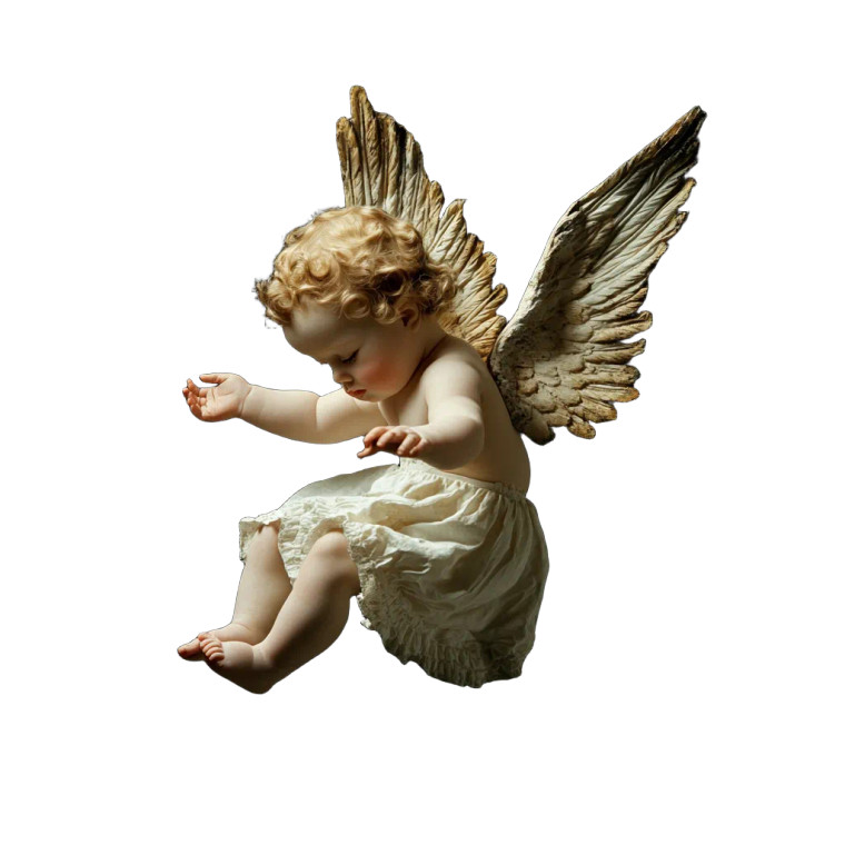 Baby Angel Vinyl Car Decal Sticker – Waterproof & UV-Resistant 8"