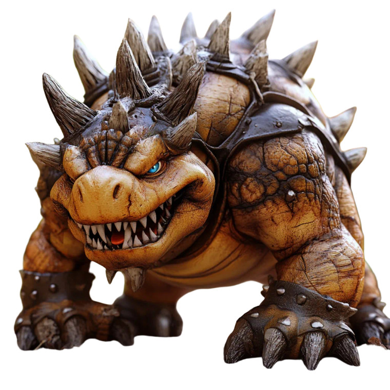 Realistic Bowser Vinyl Car Decal Sticker – Waterproof & UV-Resistant 8"