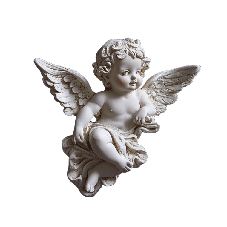 Flying Cherub Decoration Vinyl Car Decal Sticker – Waterproof & UV-Resistant 8"