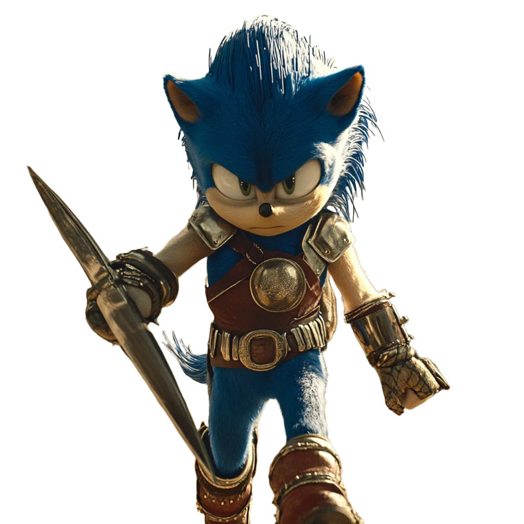 Sonic As Spartacus Vinyl Car Decal Sticker – Waterproof & UV-Resistant 8"