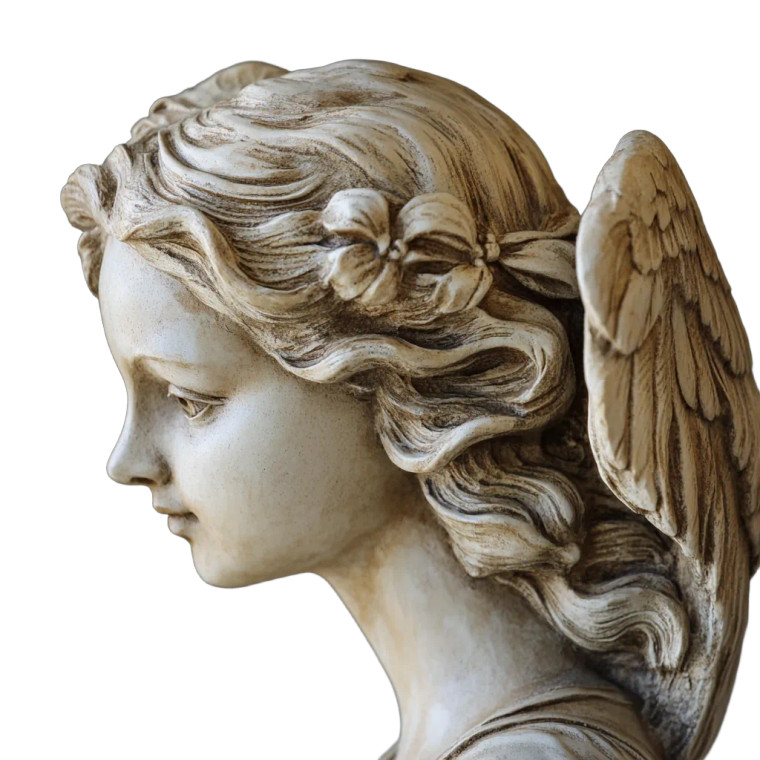 Angel Statue Profile V3 Vinyl Car Decal Sticker – Waterproof & UV-Resistant 8"