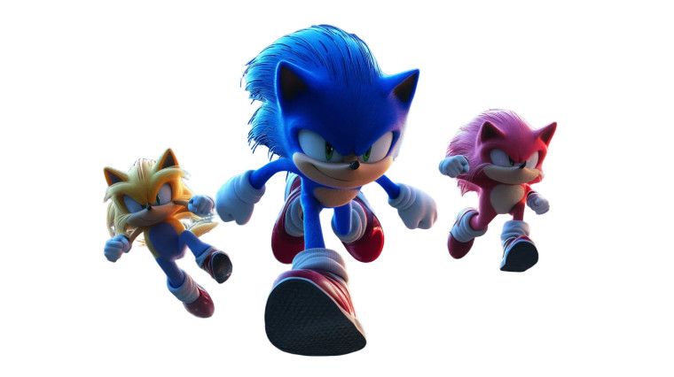 Futuristic Sonic Race Vinyl Car Decal Sticker – Waterproof & UV-Resistant 8"