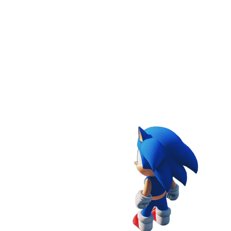 Sonic Minecraft Poster Vinyl Car Decal Sticker – Waterproof & UV-Resistant 8"