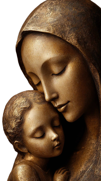 Madonna With Child V2 Vinyl Car Decal Sticker – Waterproof & UV-Resistant 8"