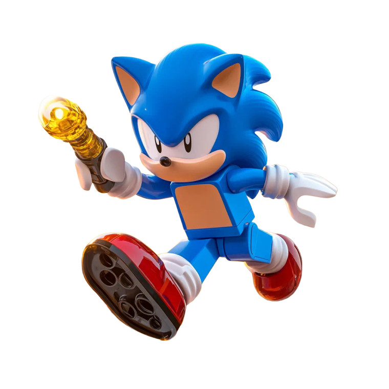 Lego Sonic Vs Eggman Vinyl Car Decal Sticker – Waterproof & UV-Resistant 8"