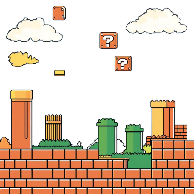 Mario Style Book Vinyl Car Decal Sticker – Waterproof & UV-Resistant 8"