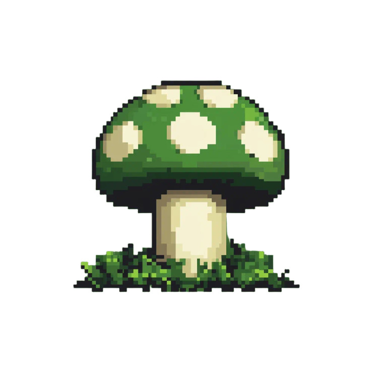 Retro Pixel Mushroom Vinyl Car Decal Sticker – Waterproof & UV-Resistant 8" Retro Pixel Mushroom Vinyl Car Decal Sticker – Waterproof & UV-Resistant 8"