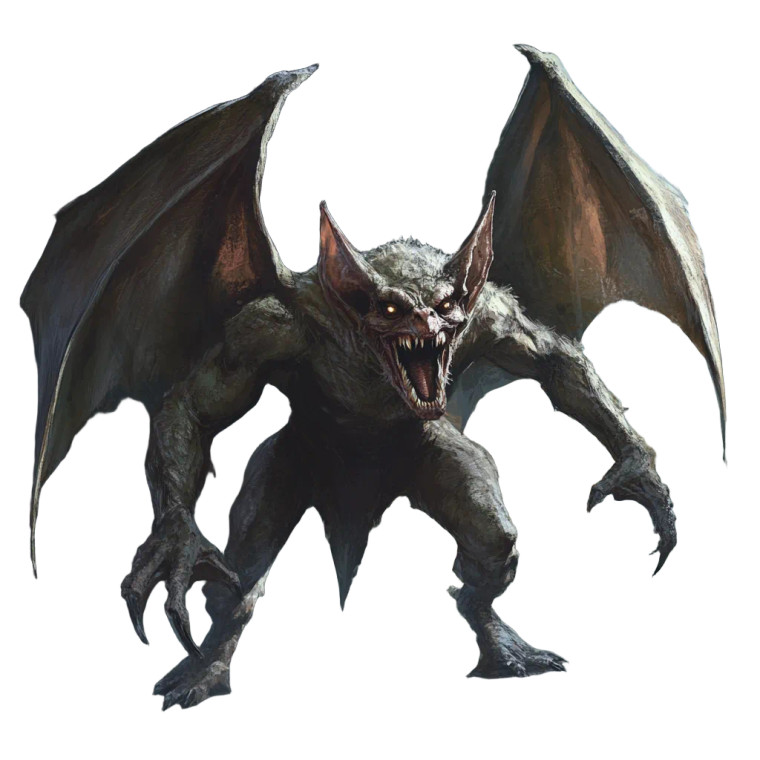 Bat Monster Vinyl Car Decal Sticker – Waterproof & UV-Resistant 8"