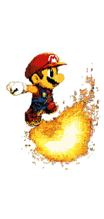 8 Bit Mario Mk Vinyl Car Decal Sticker – Waterproof & UV-Resistant 8"