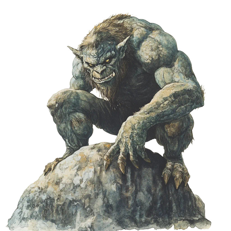 Ancient Greek Monster Vinyl Car Decal Sticker – Waterproof & UV-Resistant 8"