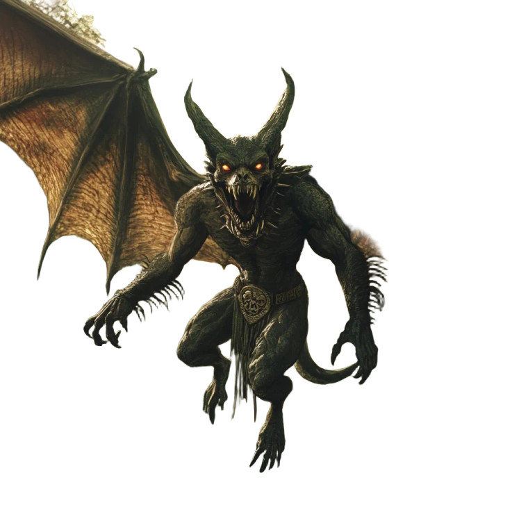 Mayan Bat Demon Vinyl Car Decal Sticker – Waterproof & UV-Resistant 8"