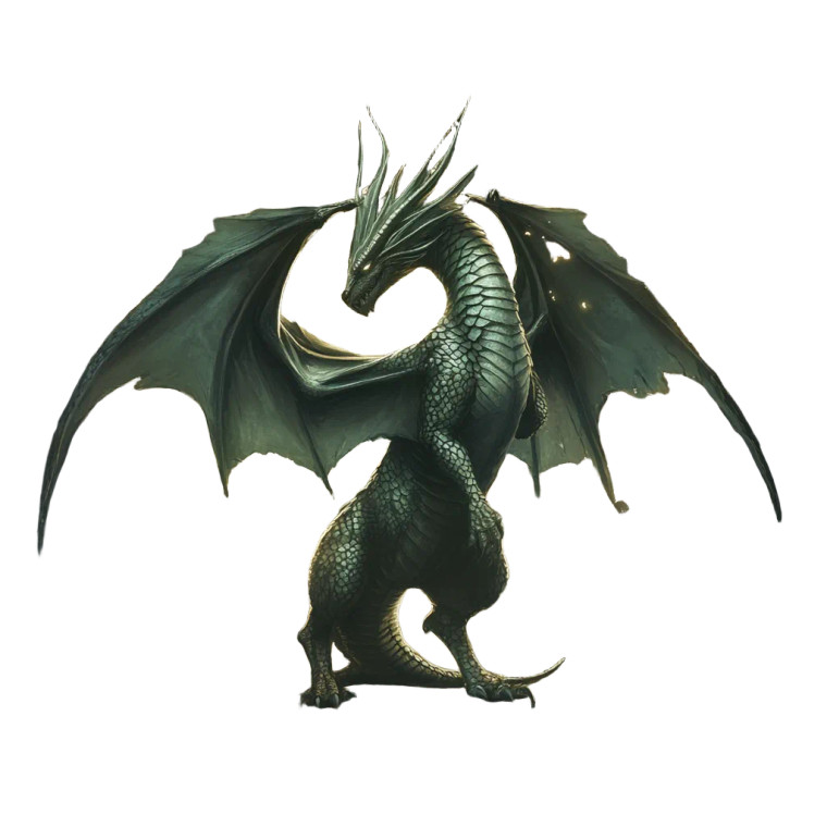 Wizard Dragon Vinyl Car Decal Sticker – Waterproof & UV-Resistant 8"