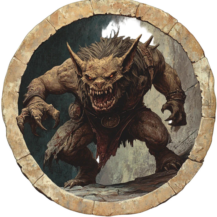 Dnd Enemy Token Vinyl Car Decal Sticker – Waterproof & UV-Resistant 8"