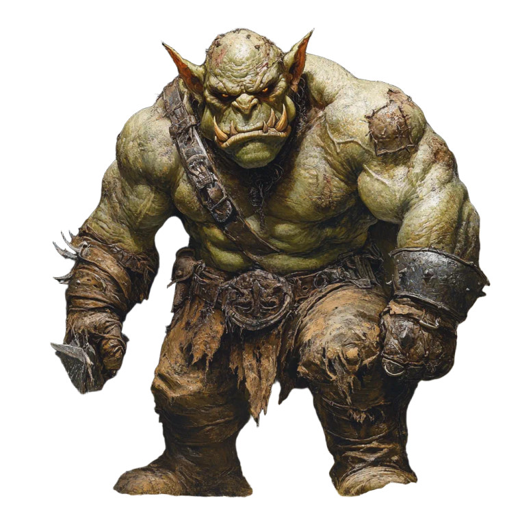 Ogre Vinyl Car Decal Sticker – Waterproof & UV-Resistant 8"