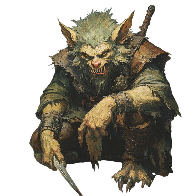 Fantasy Goblin Wolf Vinyl Car Decal Sticker – Waterproof & UV-Resistant 8"