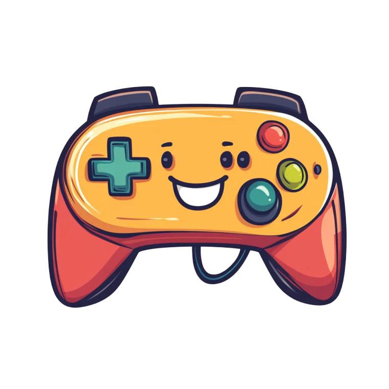 Vintage Game Controller Vinyl Car Decal Sticker – Waterproof & UV-Resistant 8"