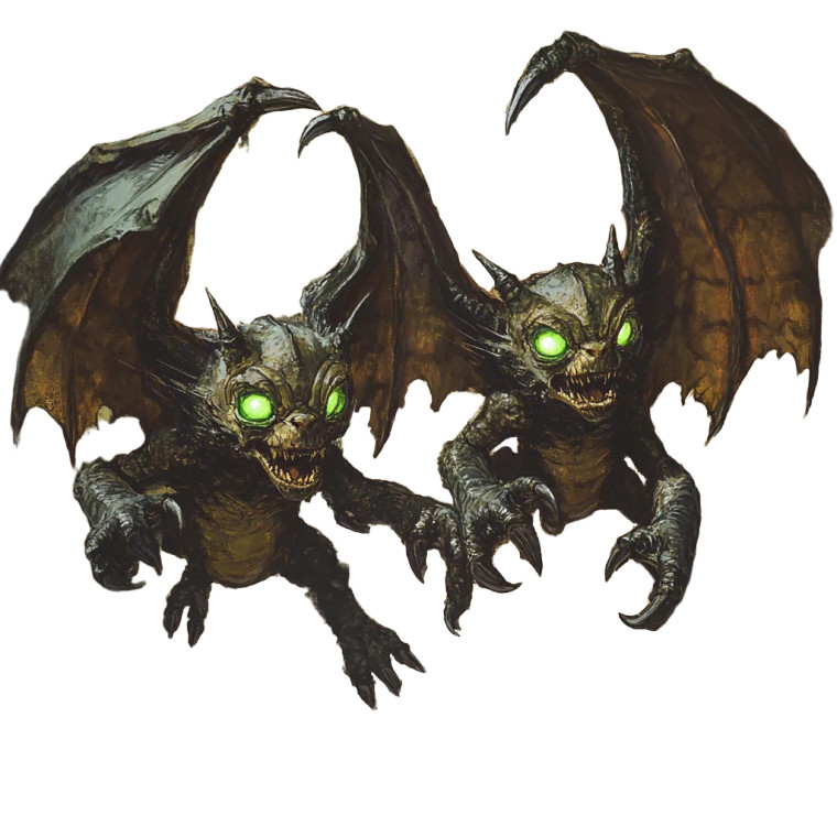 Winged Deathclaws Attack Vinyl Car Decal Sticker – Waterproof & UV-Resistant 8"