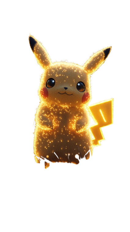 Battle-Ready Pikachu V2 Vinyl Car Decal Sticker – Waterproof & UV-Resistant 8"