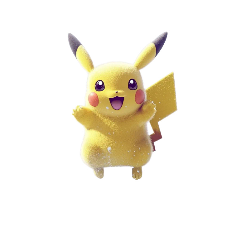 Pikachu'S Jump Takeoff Vinyl Car Decal Sticker – Waterproof & UV-Resistant 8"