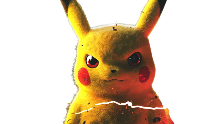 Fierce Pikachu Glare Vinyl Car Decal Sticker – Waterproof & UV-Resistant 8"